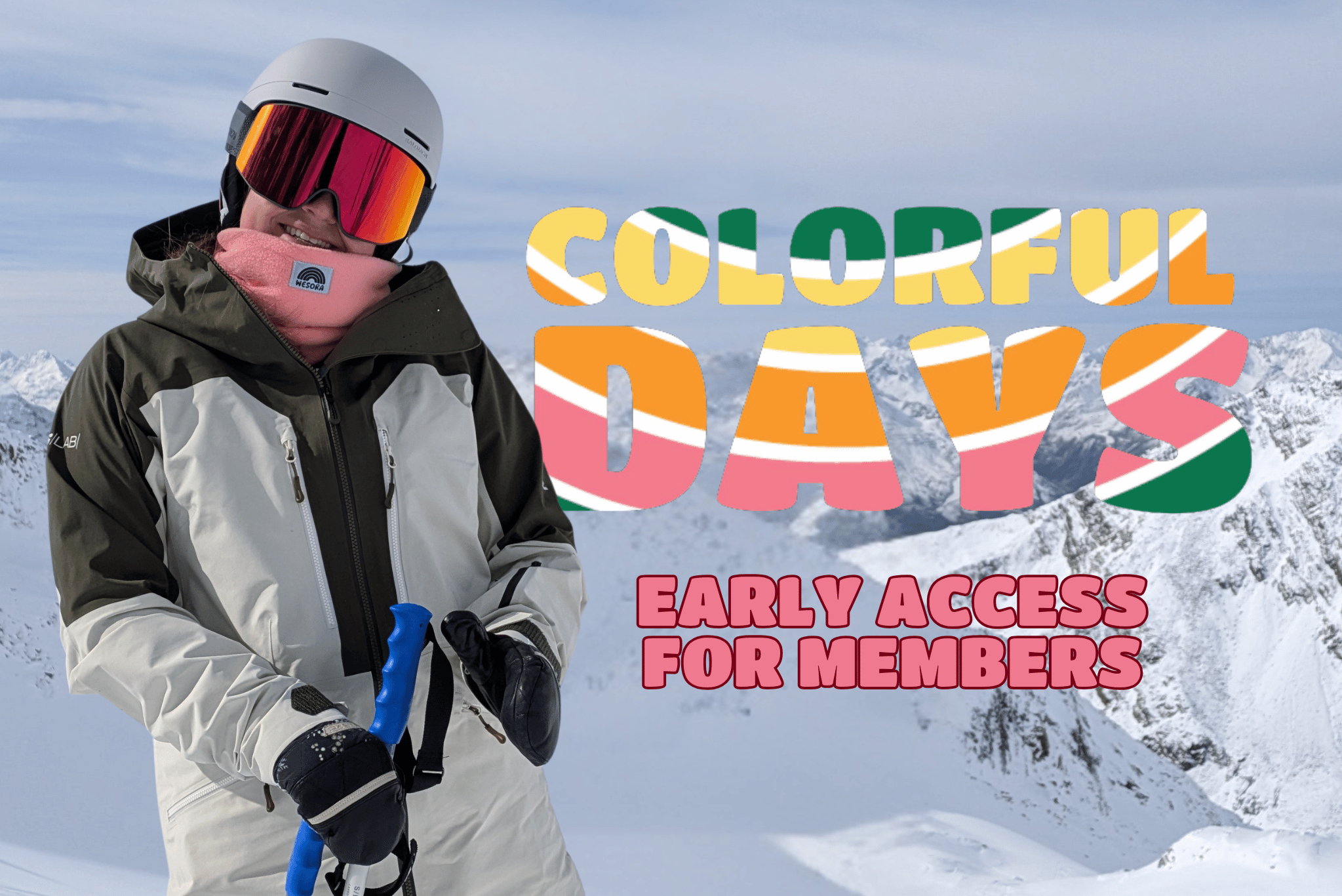 Titelbild für die Newsletteranmeldung zu unseren Colorful Days