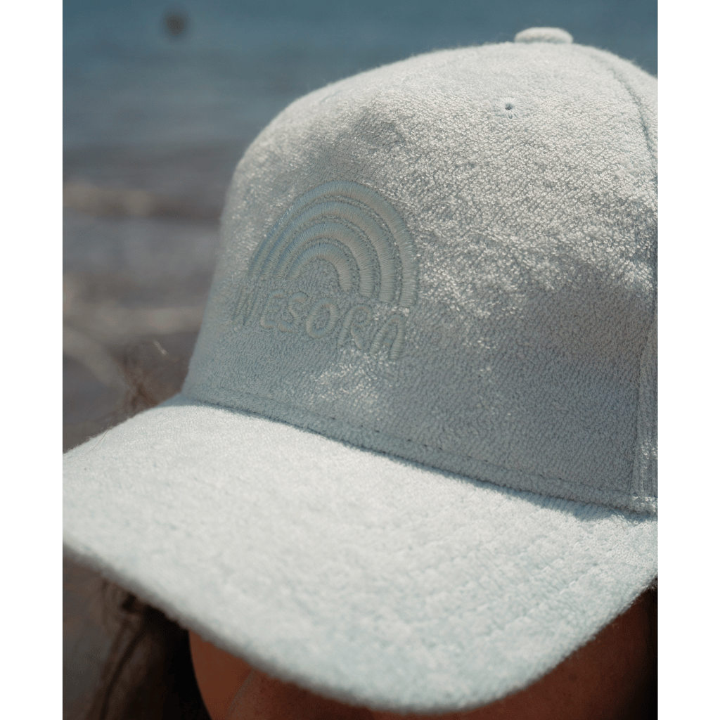 bequeme Terry Cotton Cap mit Bestickung als Begleiter für den Sommer
