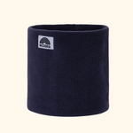 WESORA Midnight Blue Uni Neckwarmer in tiefem Blauschwarz, gefertigt aus doppellagigem Polar Fleece